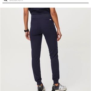 Navy Figs Zamora scrub pants. Medium petite.